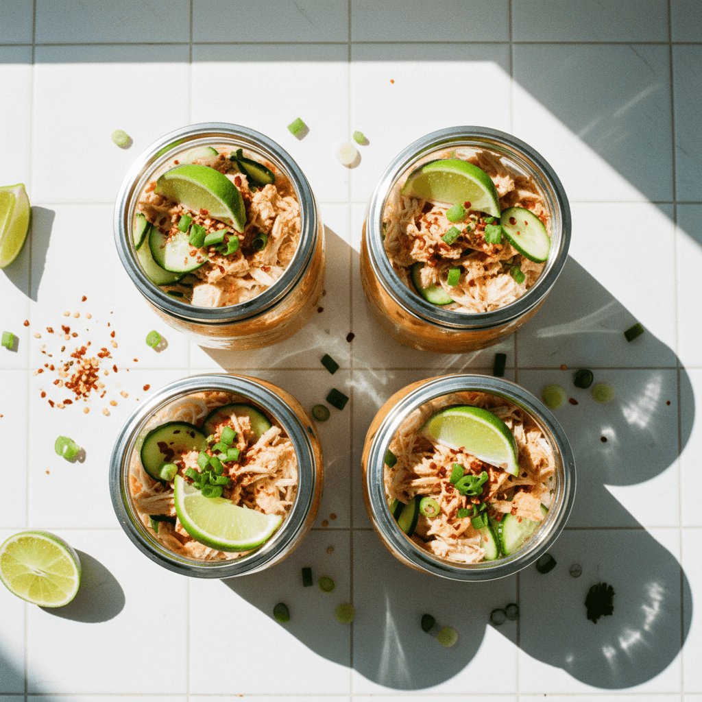 Peanut Noodle Jars