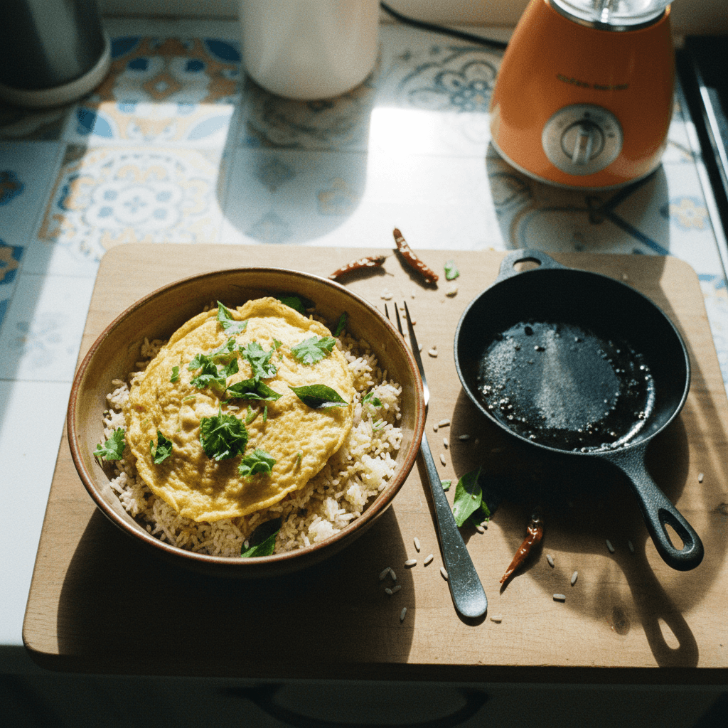 Garlic Egg Rice