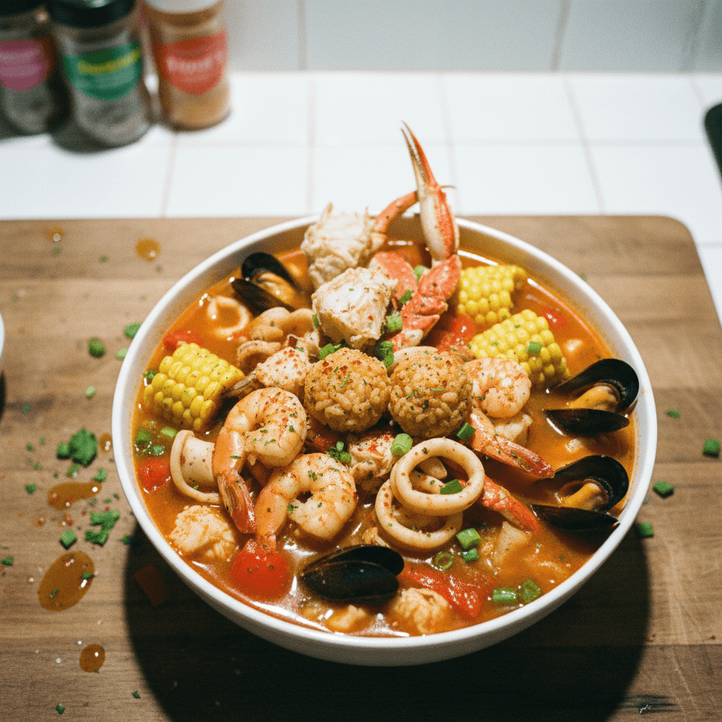 LOADED Seafood Soup