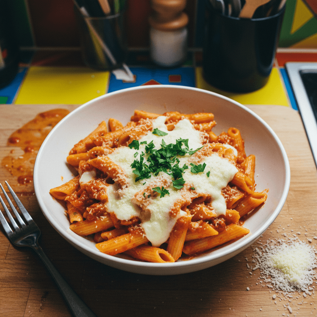 Cheesy Tomato Pasta
