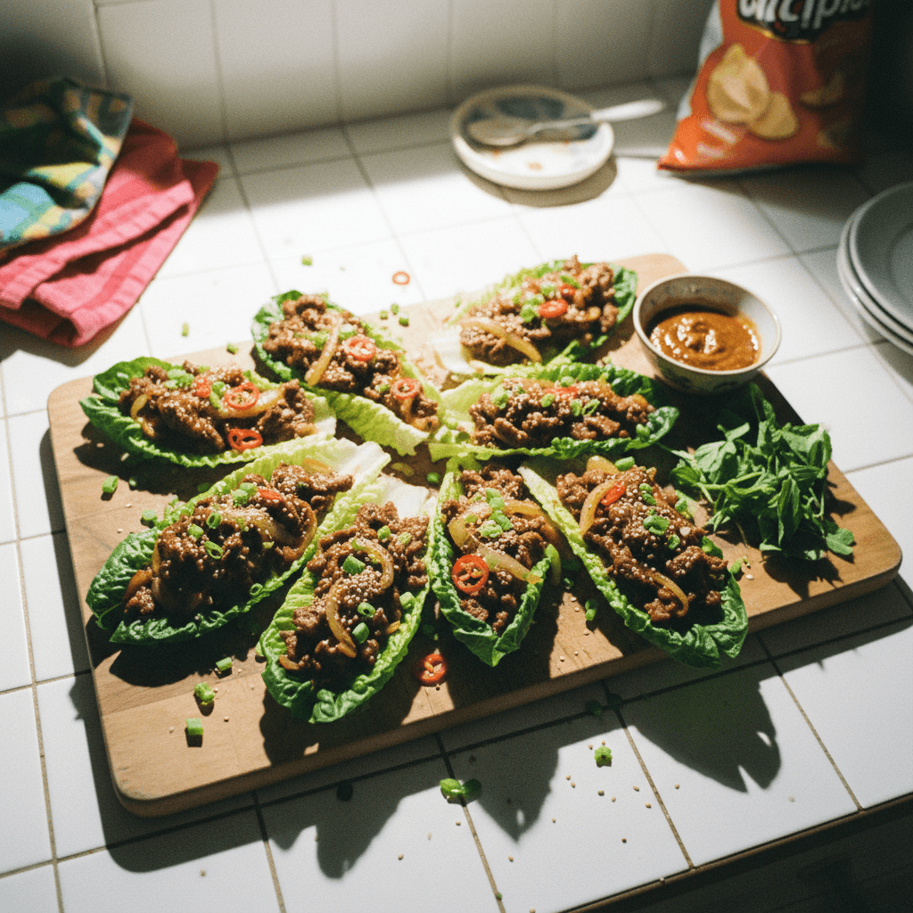 TJ's Bulgogi Beef Lettuce Wraps