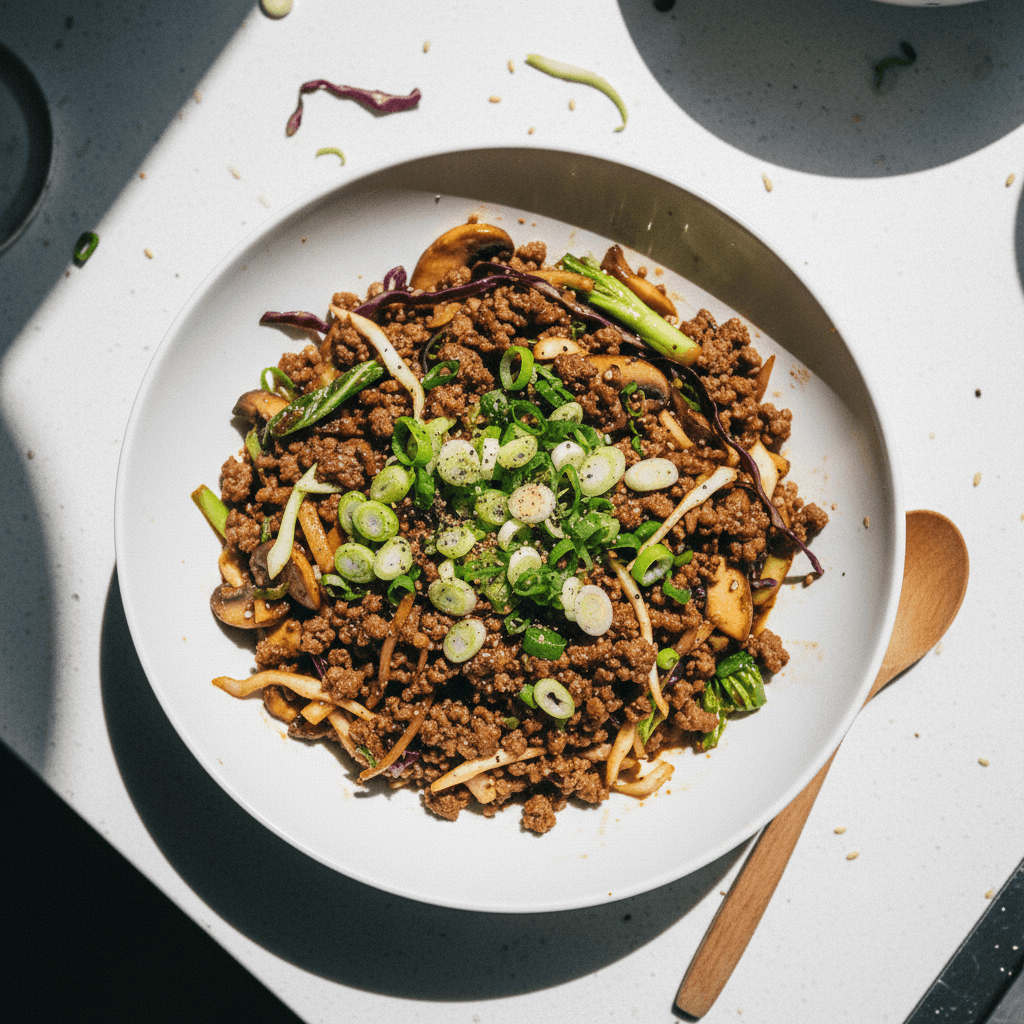 Ground Beef Stir Fry