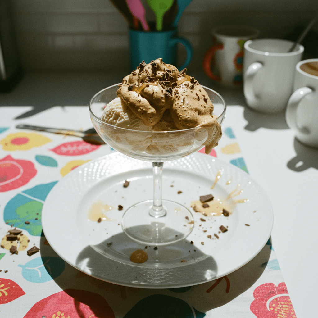 Whipped Honey Coffee Affogato