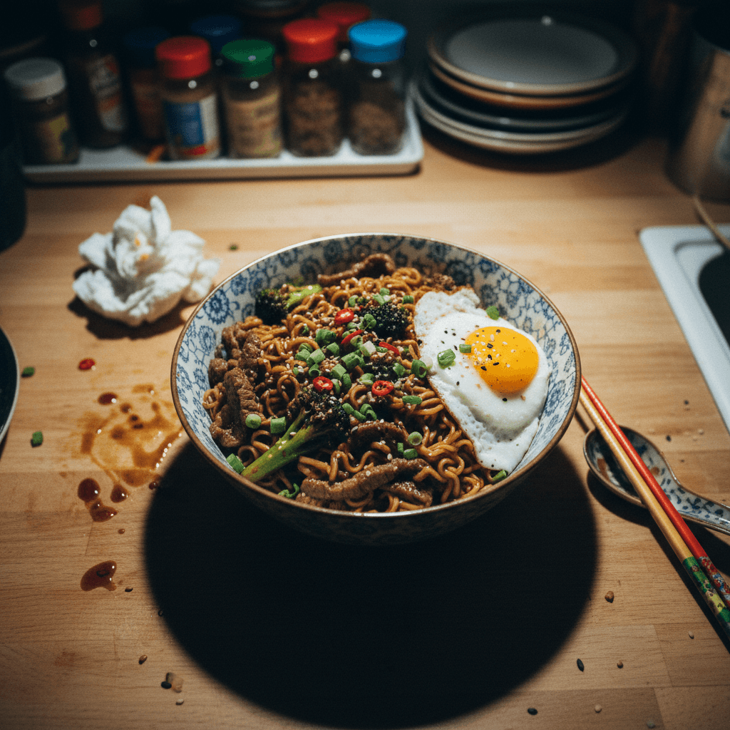 Beef & Broccoli Noodles