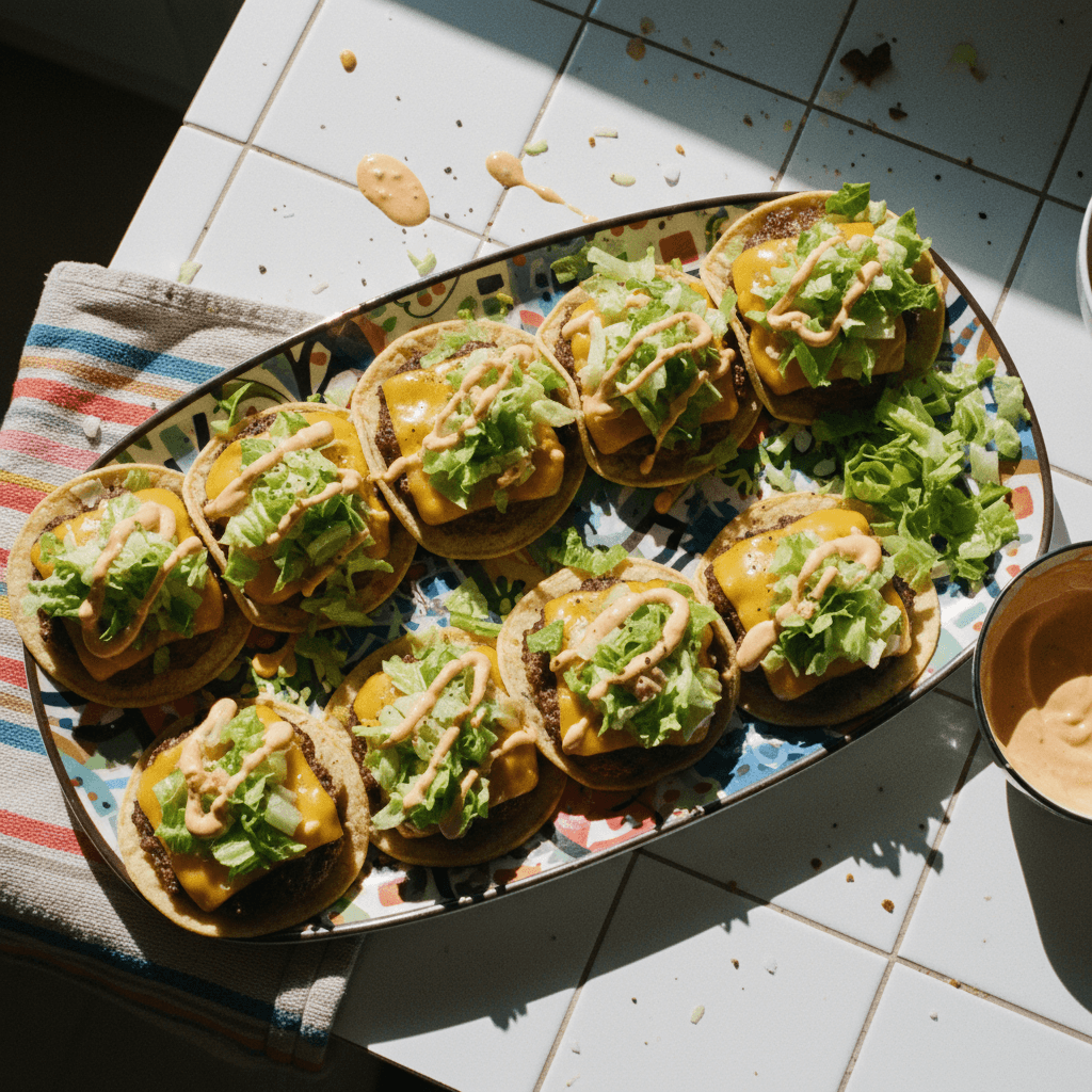In-N-Out Smash Burger Tacos