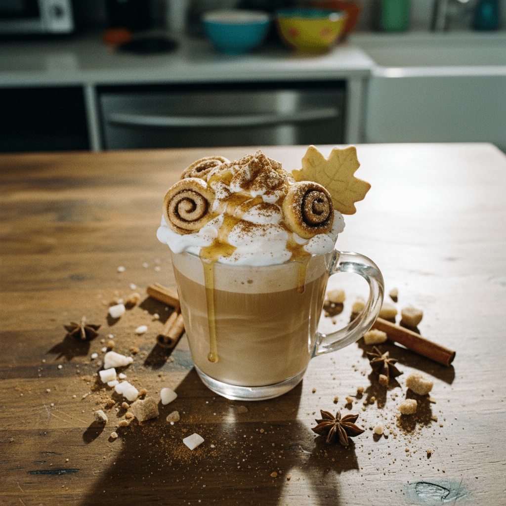Maple Cinnamon Bun Latte