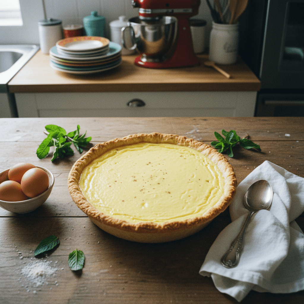 Creamy Egg Pie