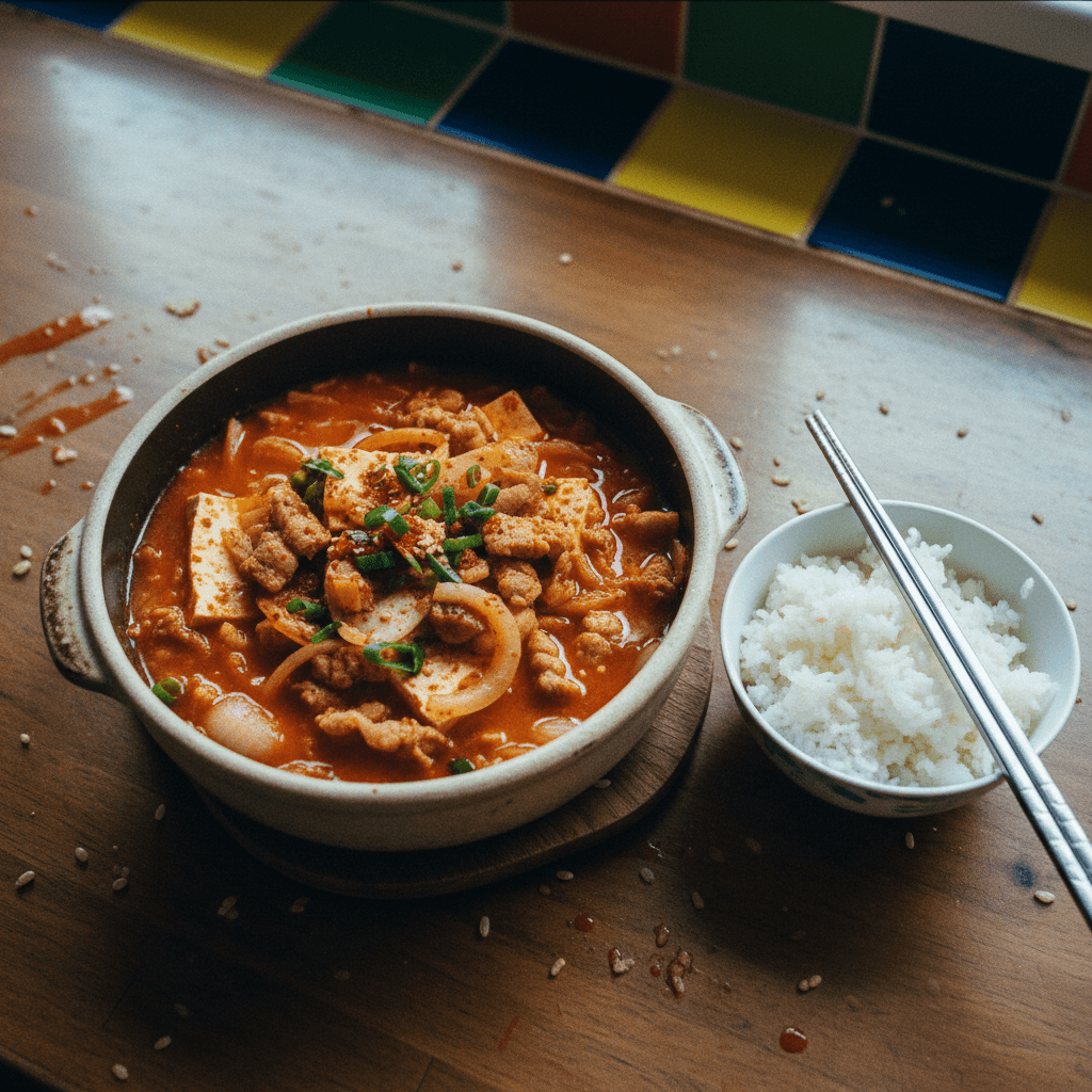 Quick & Easy Kimchi Jjigae