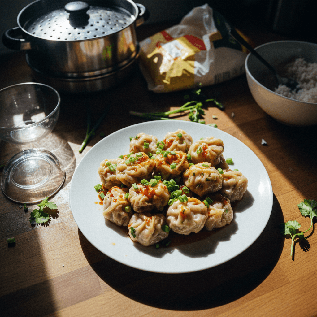 No Dough No Wrappers Chicken Momo