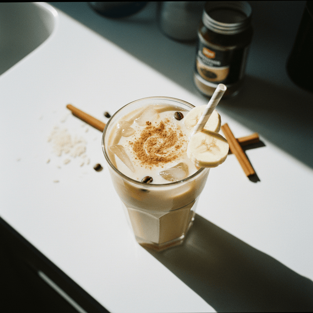 Horchata with a Twist of Banana and Coffee