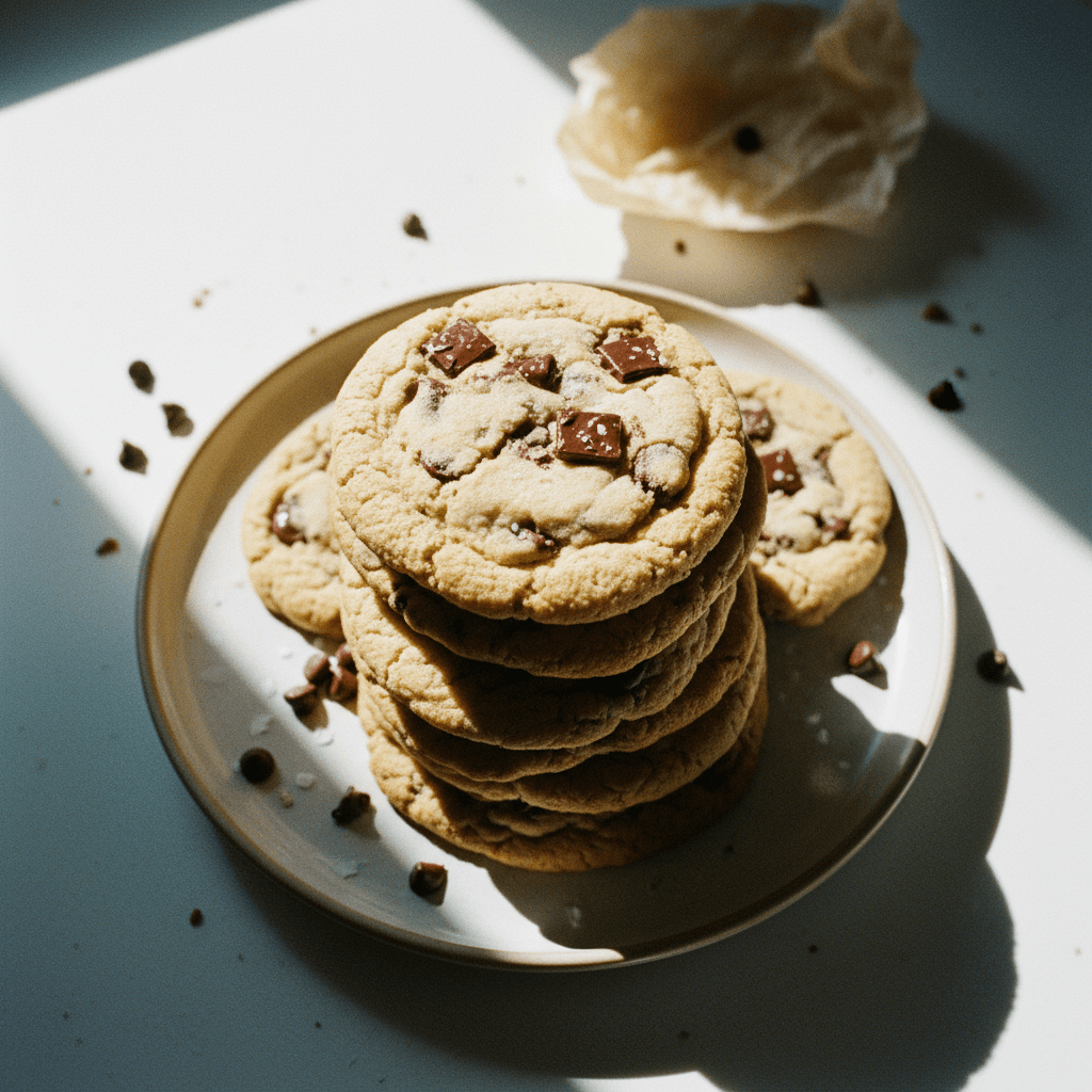 Thick Bakery Style Chocolate Chip Cookies