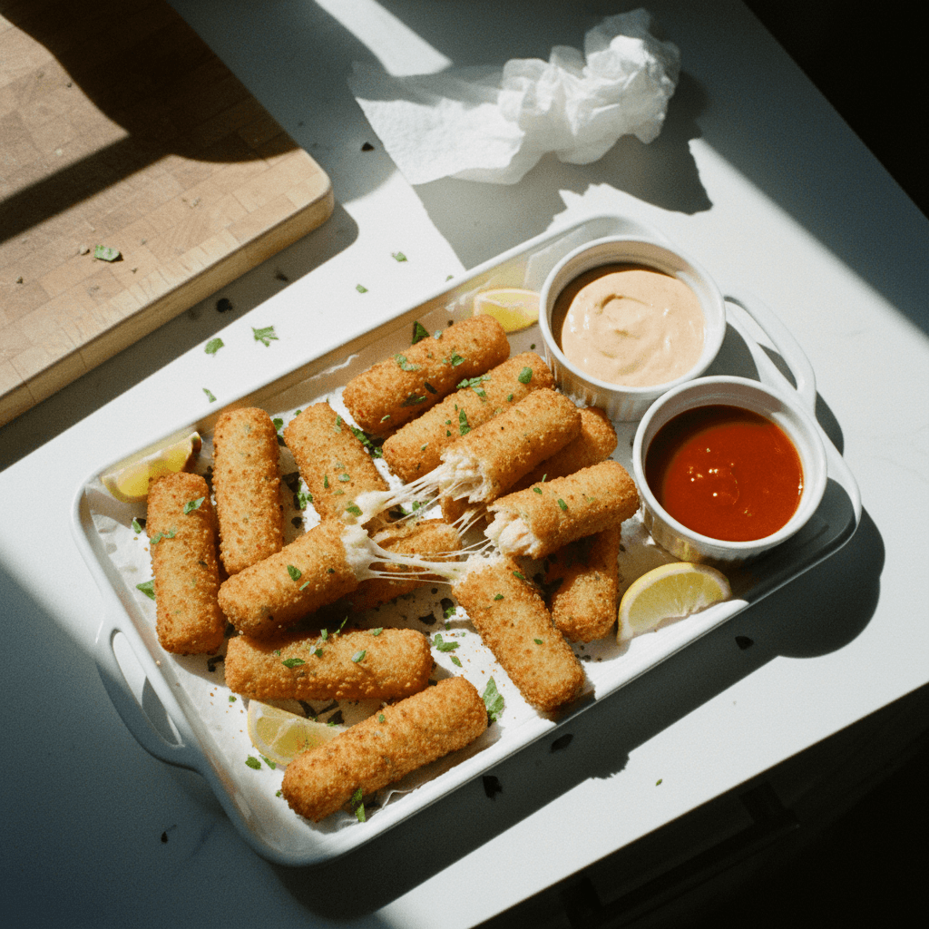 Jumbo Crab Mozzarella Sticks