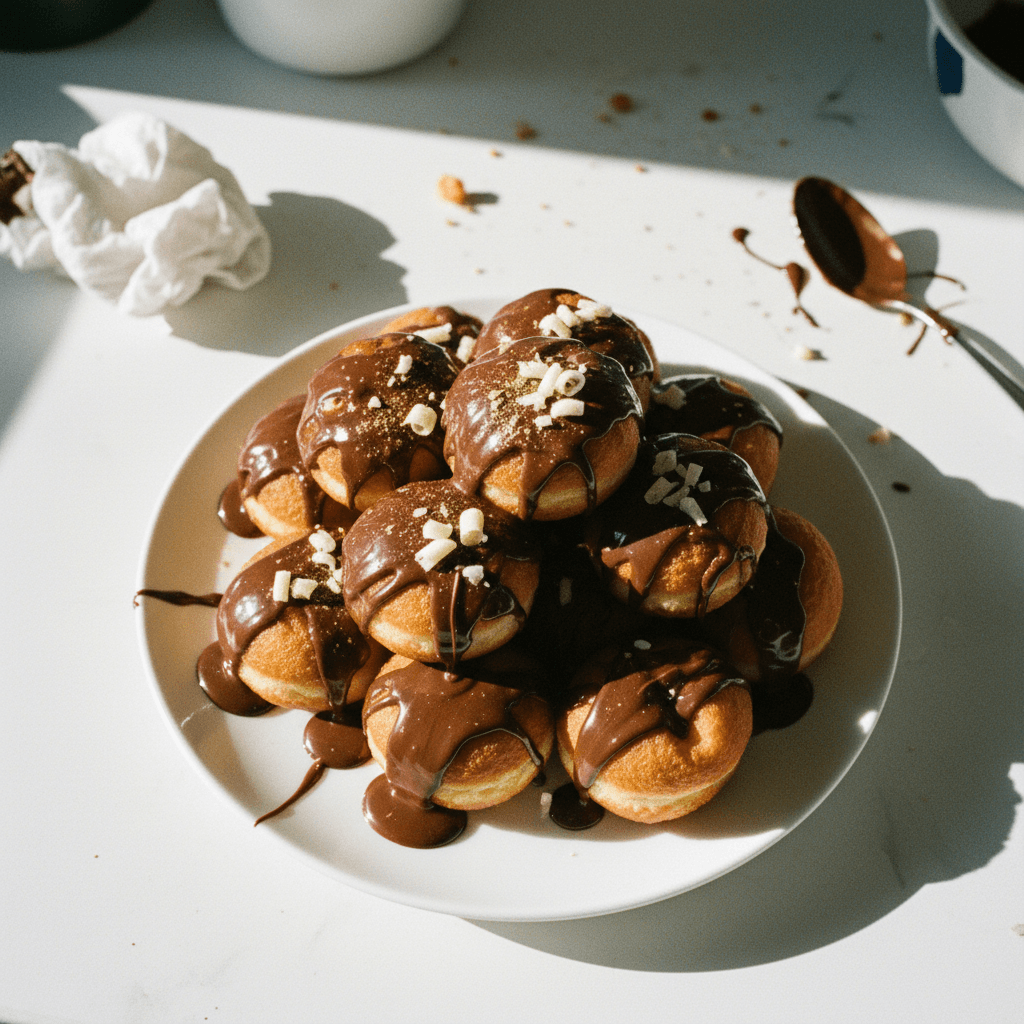 Chocolate-Covered Donut Holes