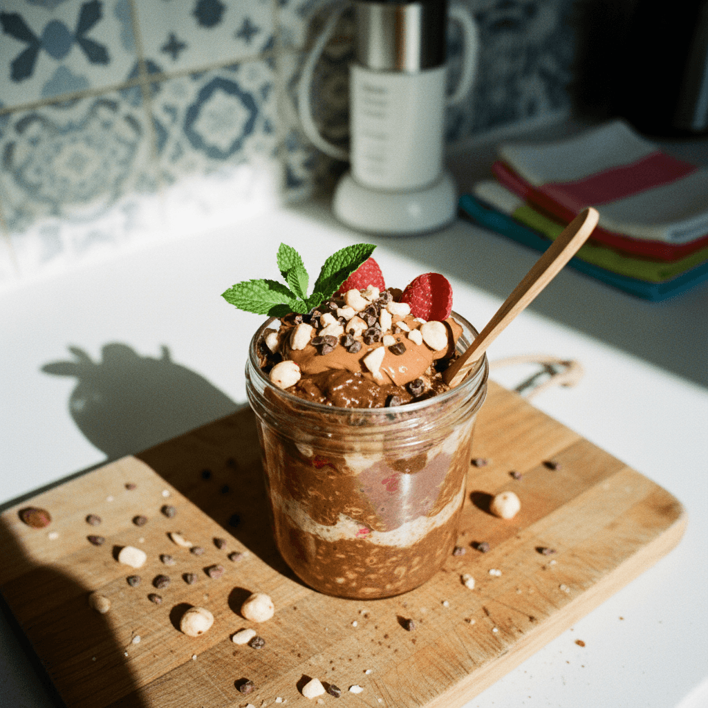 DESAYUNO SALUDABLE SABOR NUTELLA