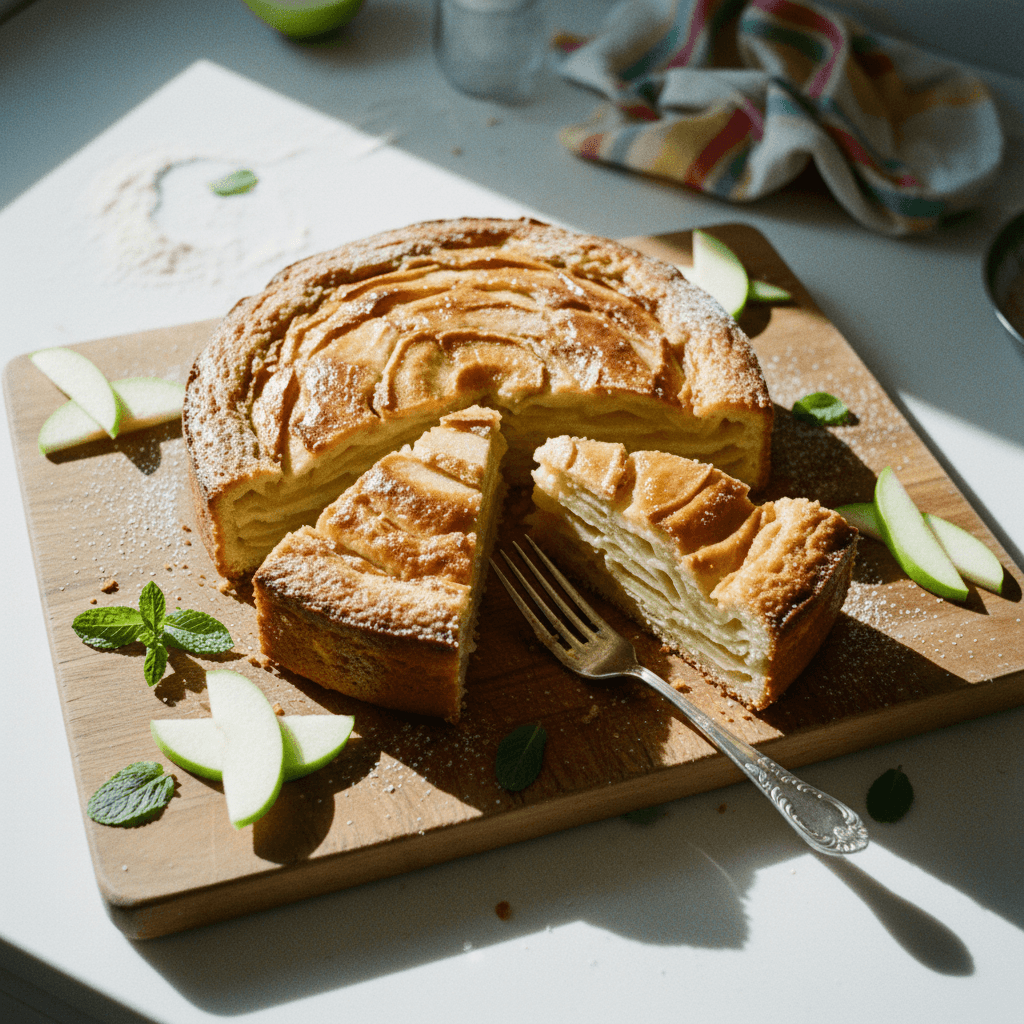 Invisible Apple Cake