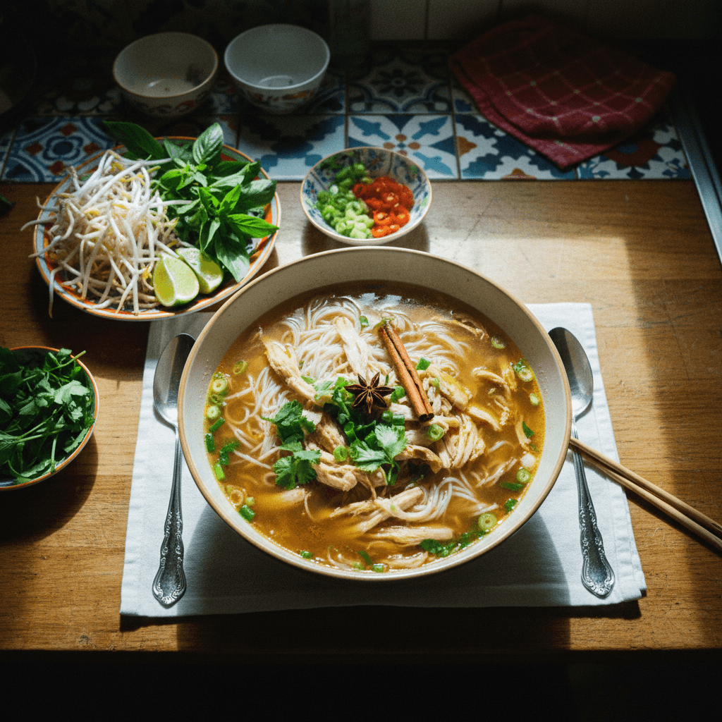 Quick Rotisserie Chicken Pho