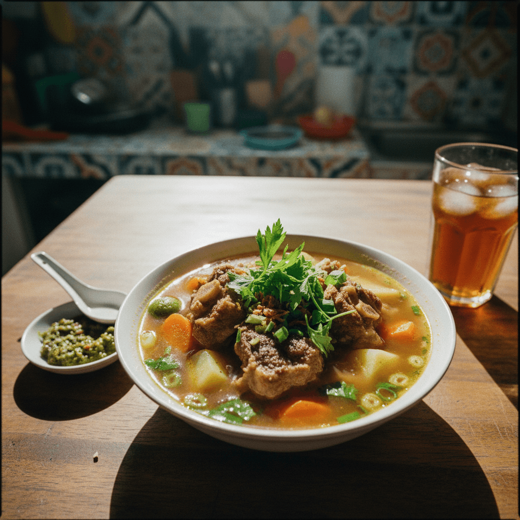 Sop Buntut (Indonesian Oxtail Soup)