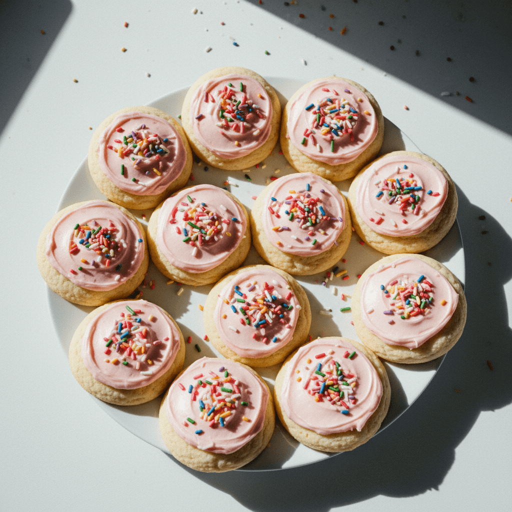 Soft Frosted Sugar Cookies