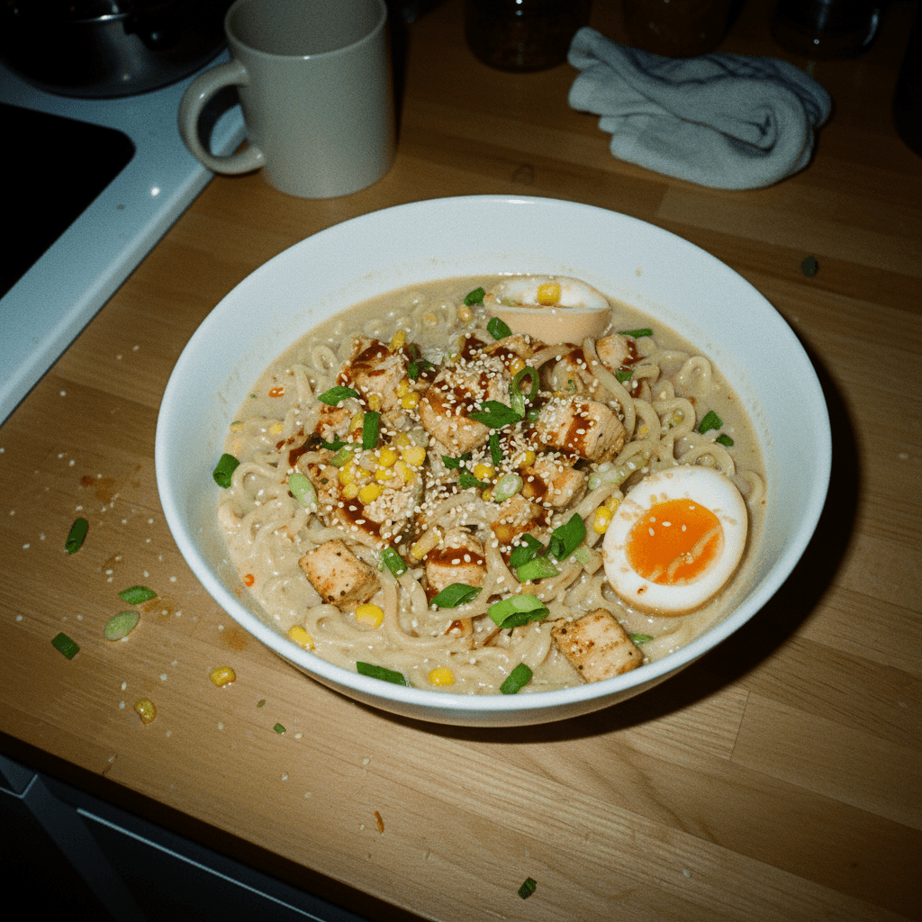 Creamy Chicken Miso Ramen