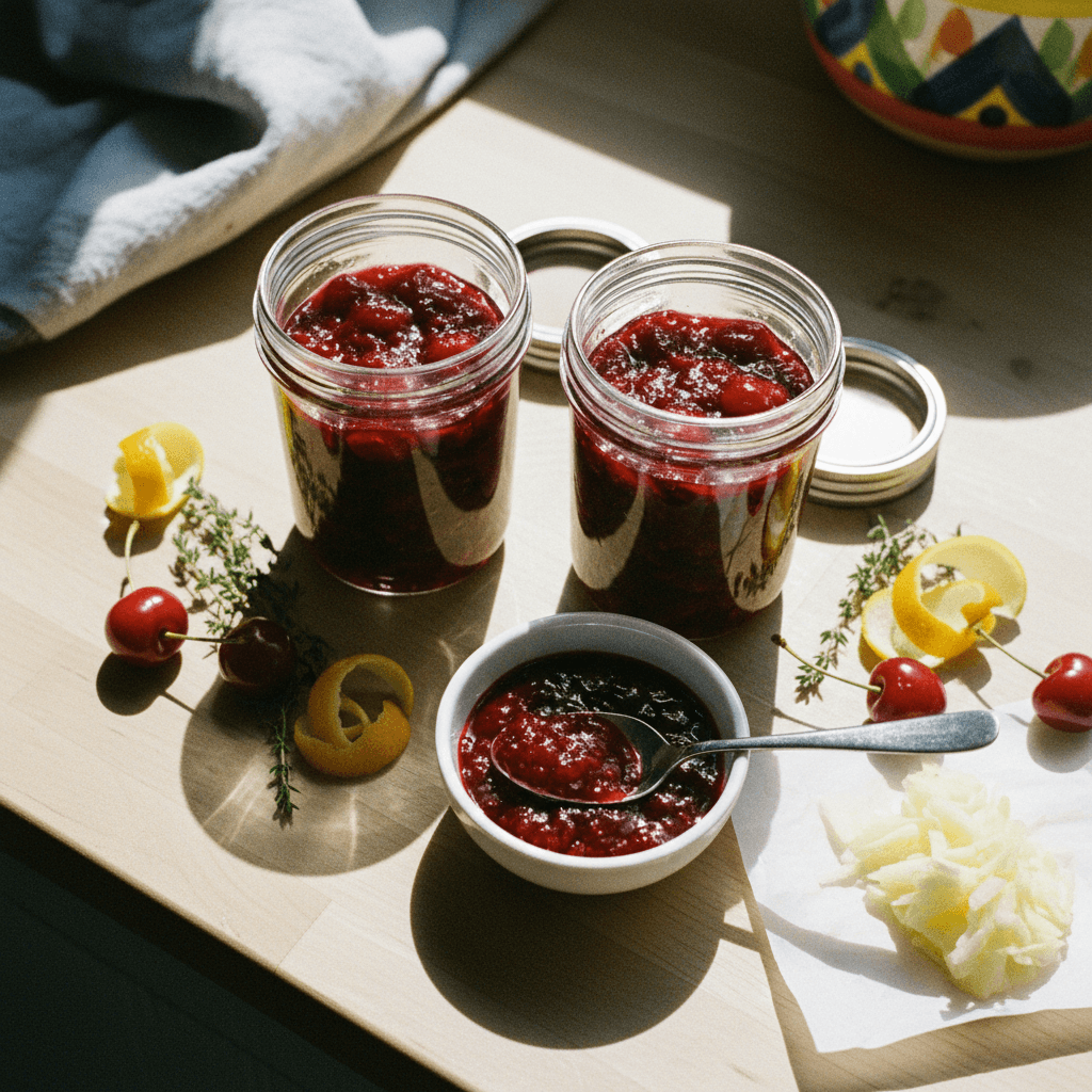 Homemade Cherry Jam