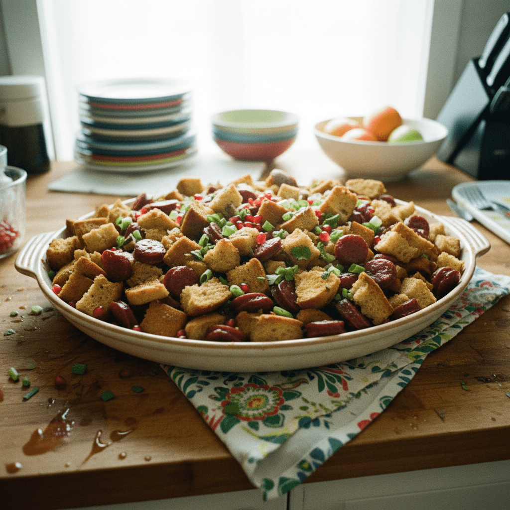 Challah Lap Cheong Stuffing