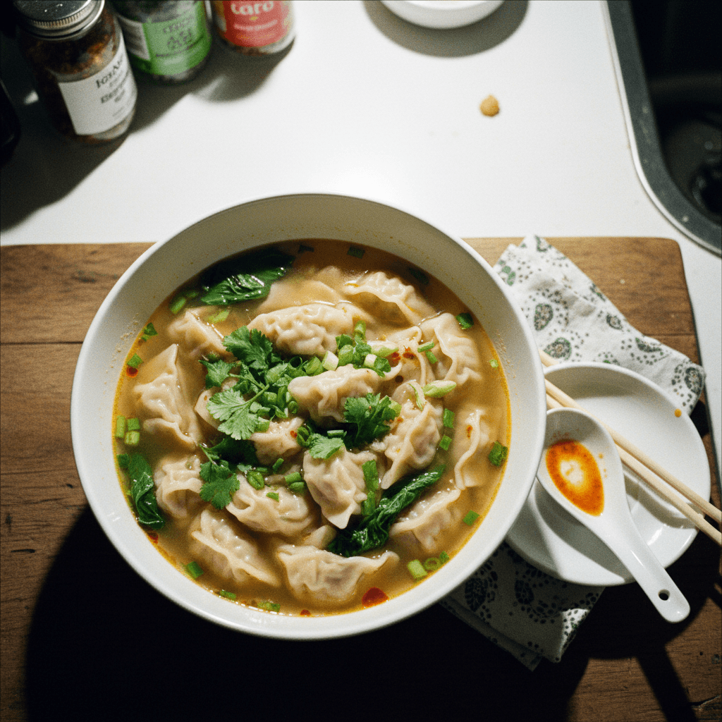 Homemade Wonton Soup
