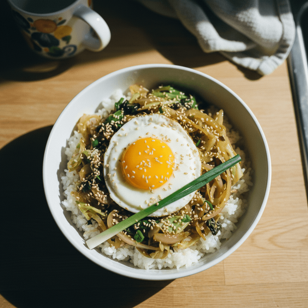 Cabbage Rice Bowl