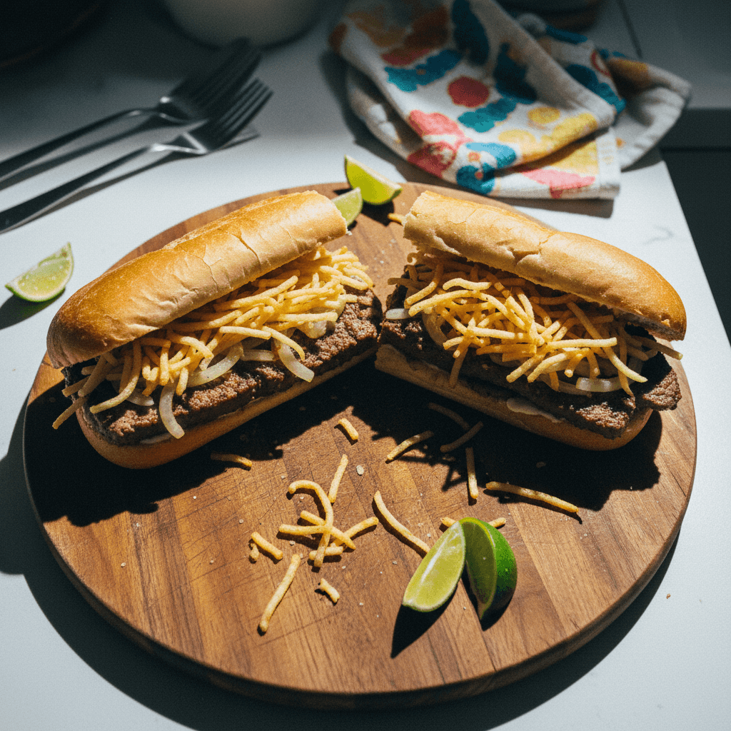 Authentic Cuban Pan con Bistec