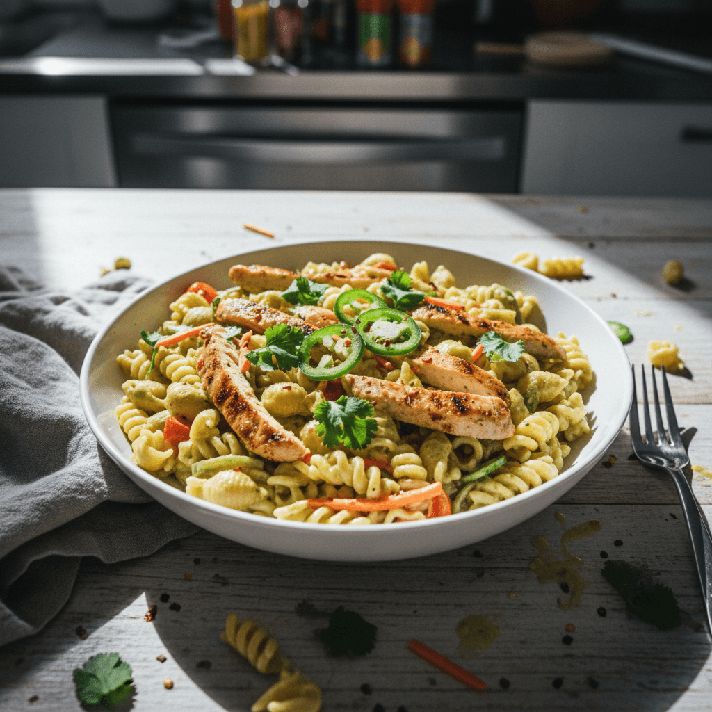 Creamy Jalapeño Chicken Pasta