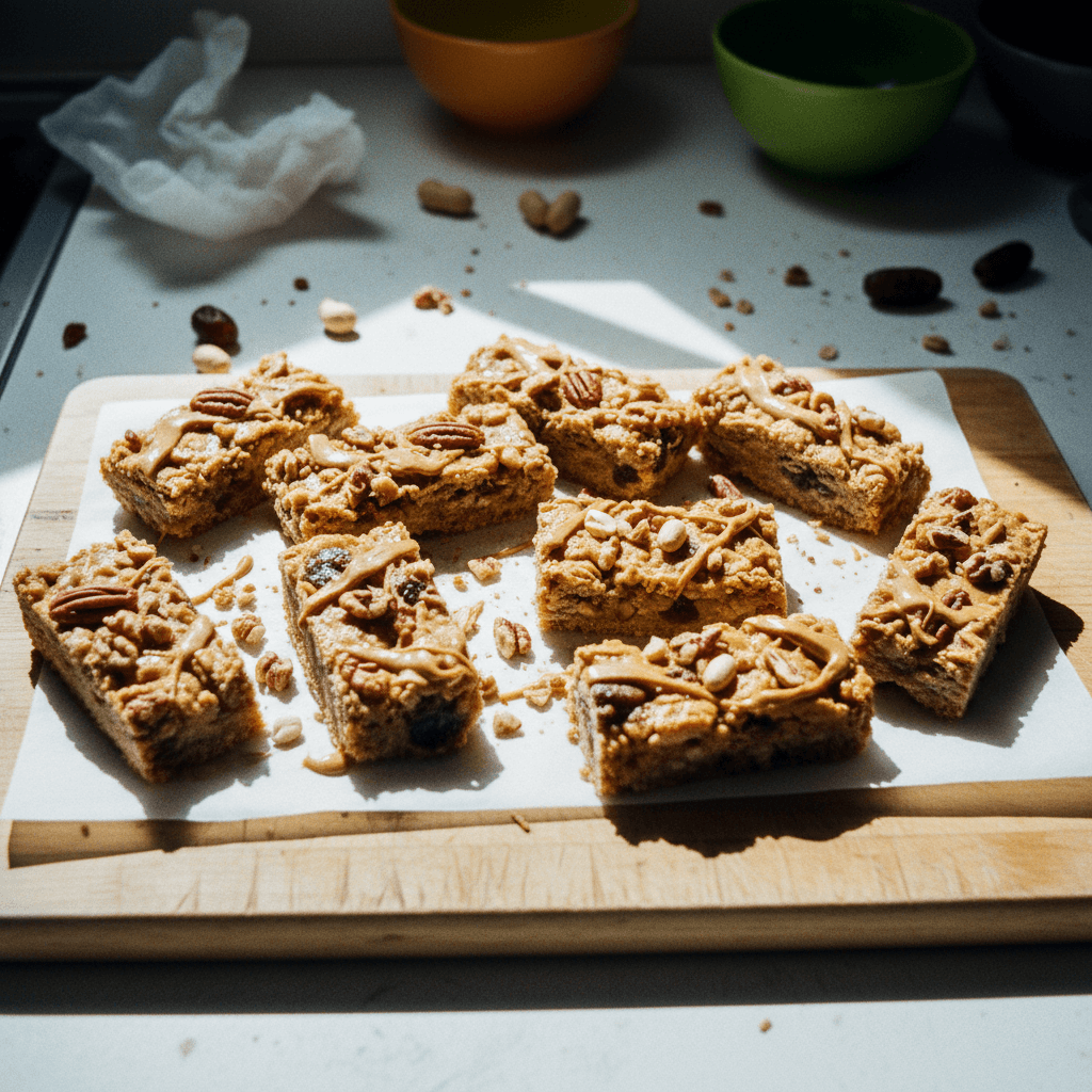 Peanut Butter Date Energy Bars