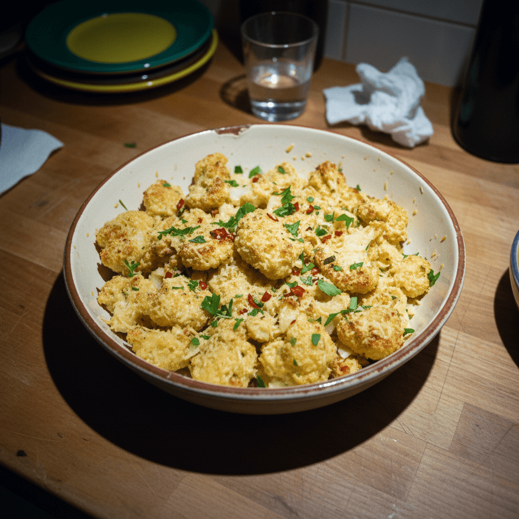 Crispy Parmesan Cauliflower