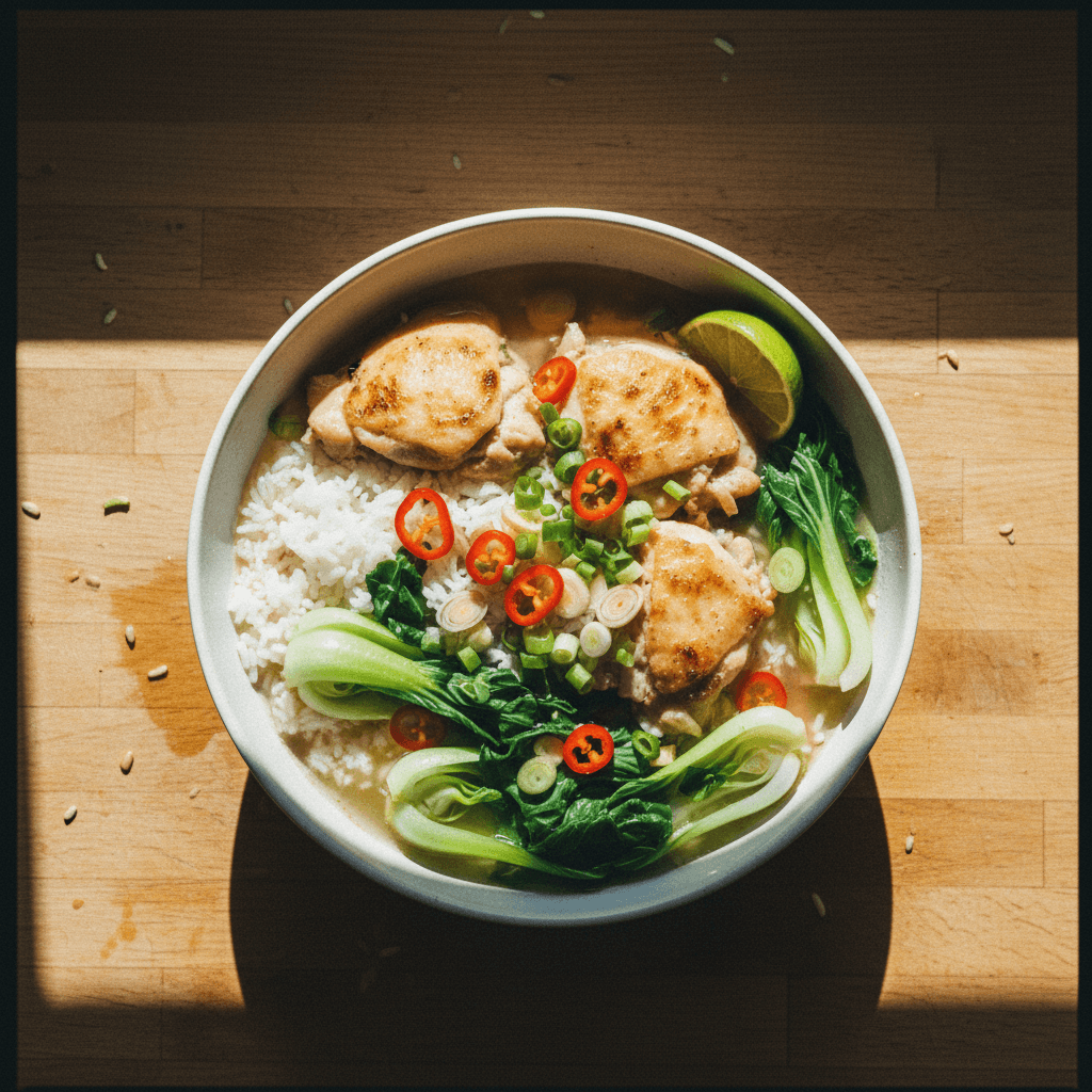 Healing Chicken Broth with Rice