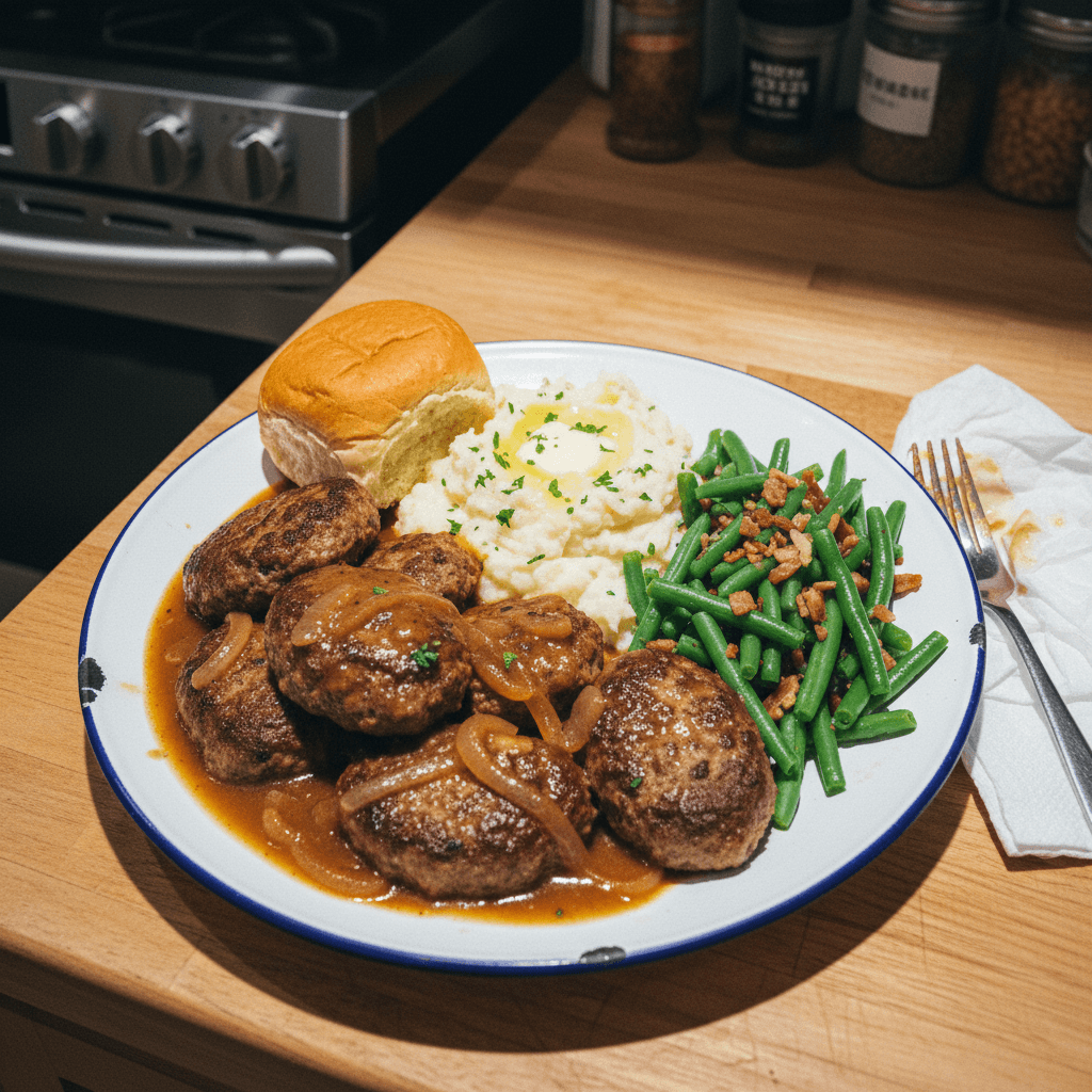 Hamburger Steak & Gravy