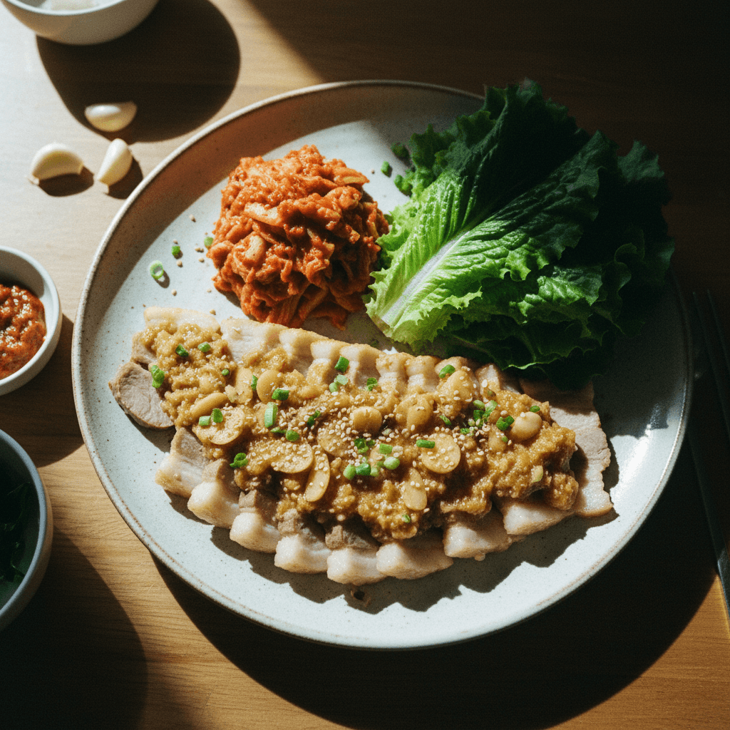 마늘보쌈 (Garlic Bossam)