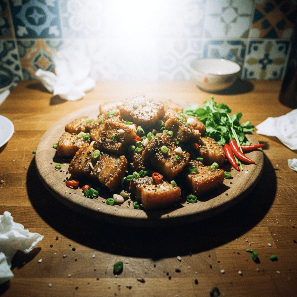 Pepper and Salt Pork Belly