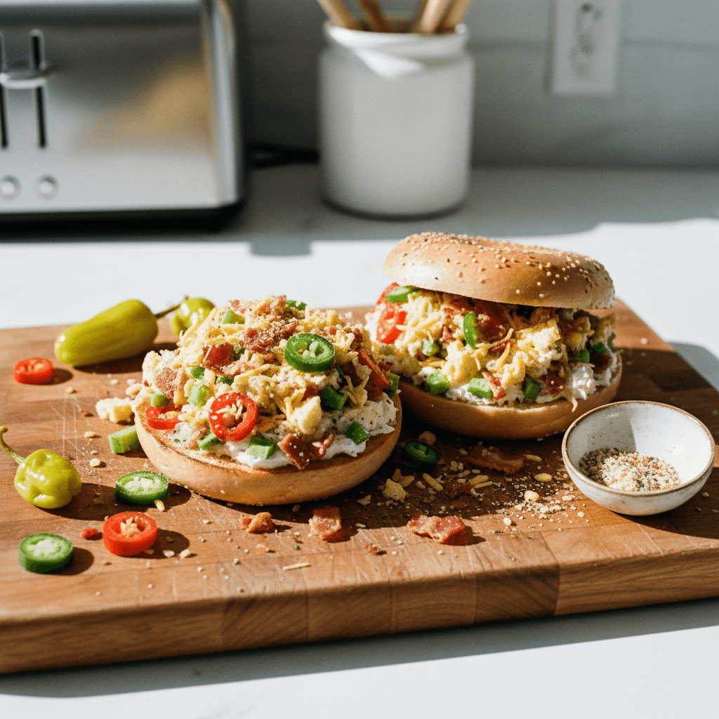 Chopped Bagel Sandwich