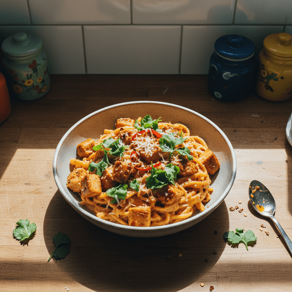 Spicy Japan Chicken Pasta