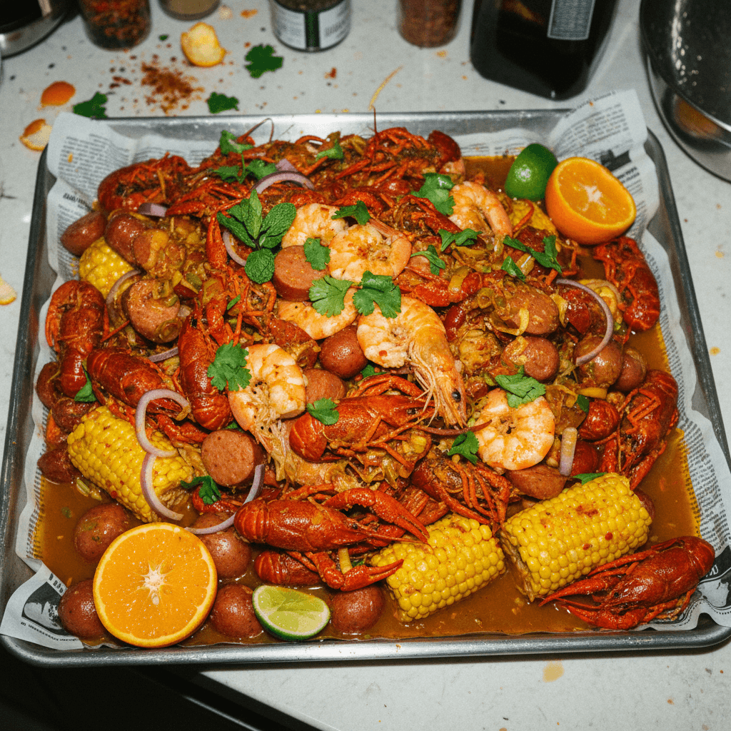 Bún bò Huế Crawfish Boil
