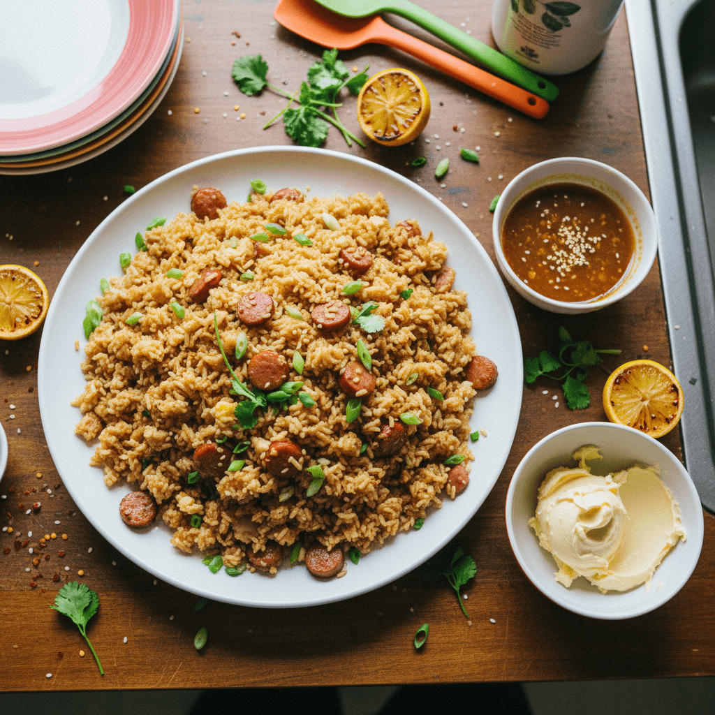 Hibachi Garlic Butter Fried Rice