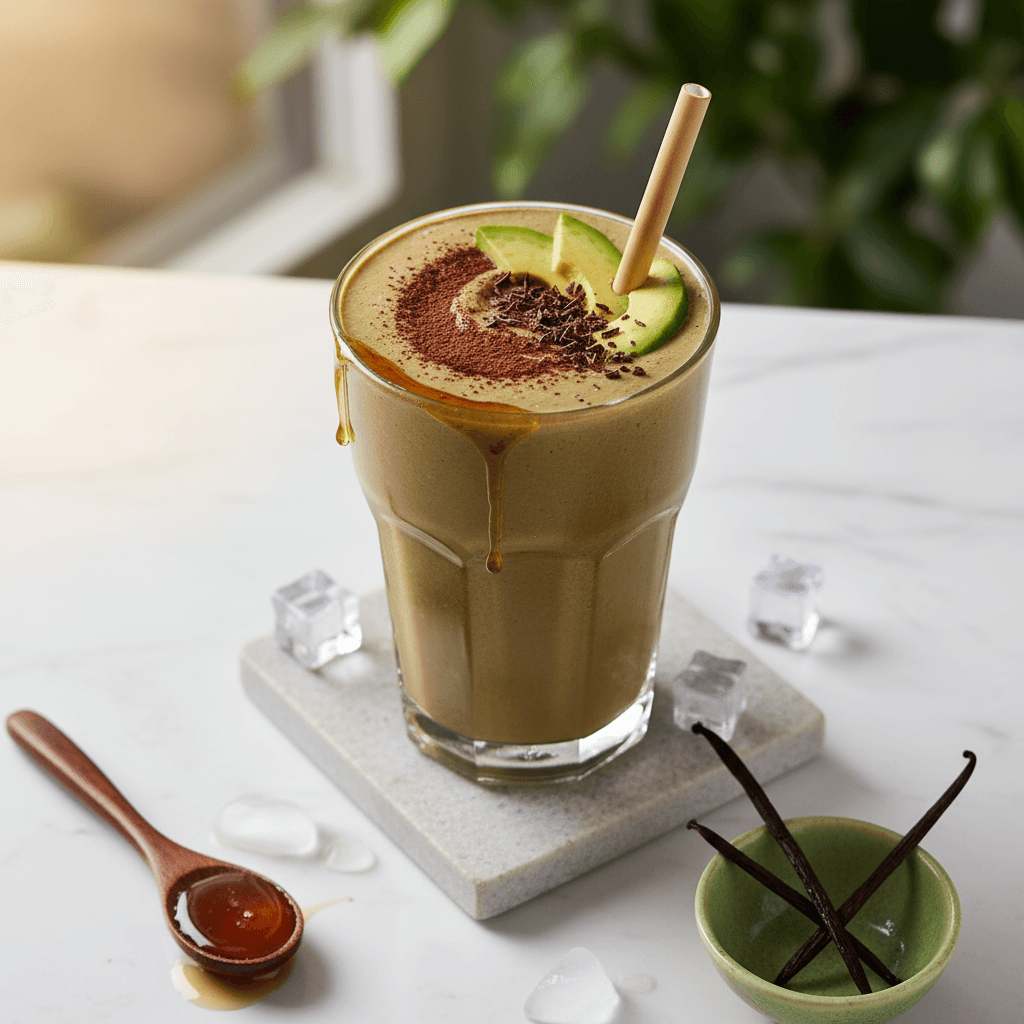 Avocado Chocolate Protein Shake