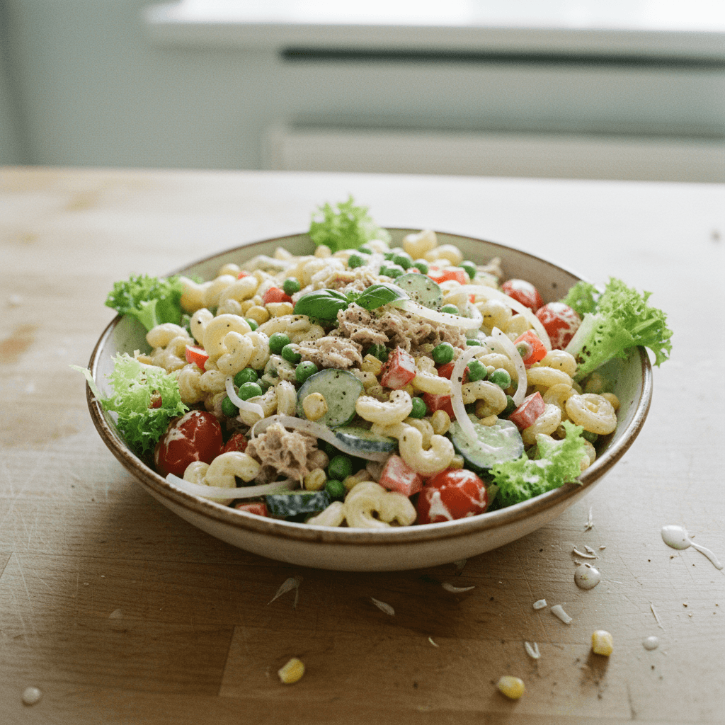 Creamy Tuna Pasta Salad