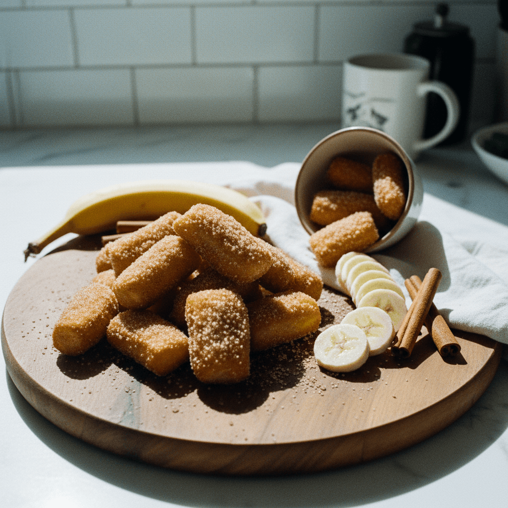 Banana Churro Bites