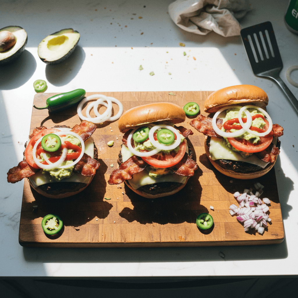 Hamburguesas Mexicanas
