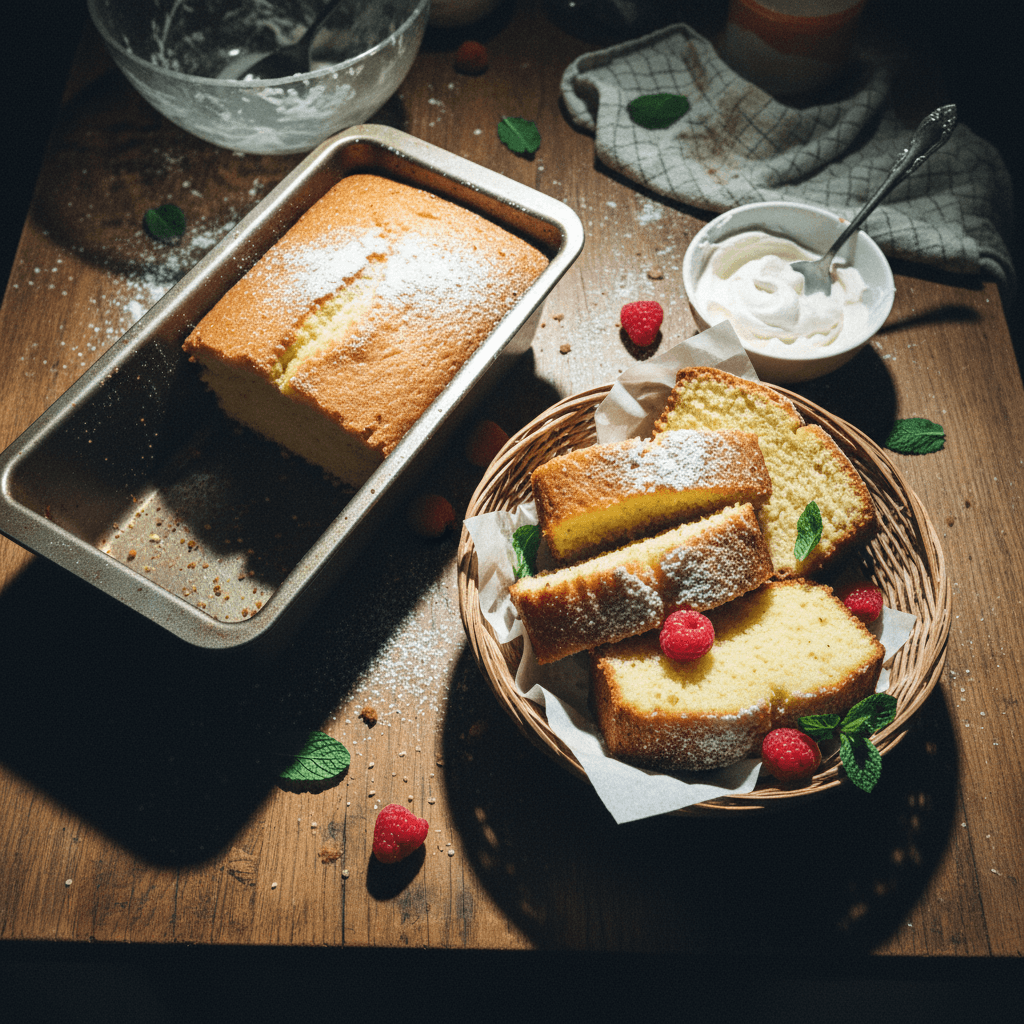 Classic Golden Pound Cake
