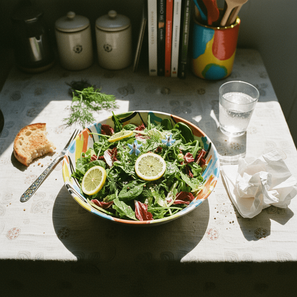 Mixed Greens with Lemon Vinaigrette