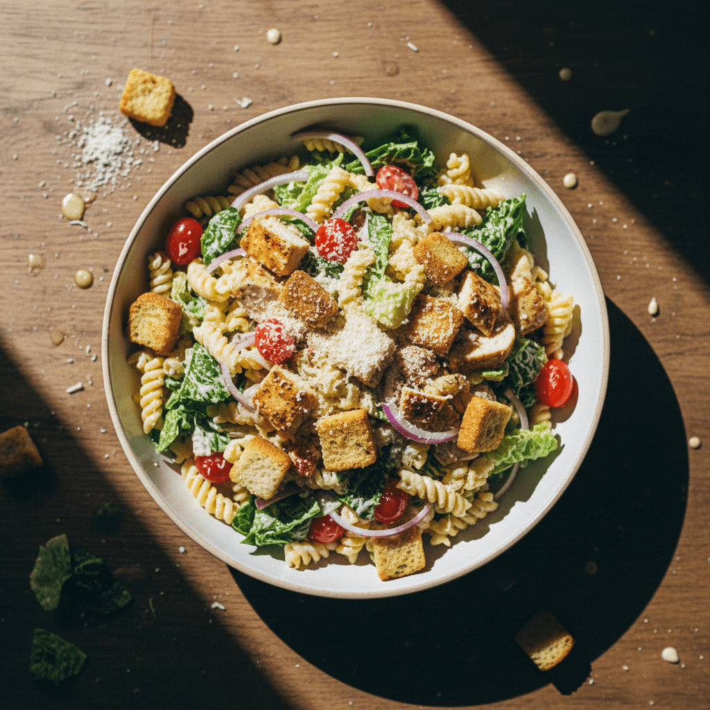 Chicken Caesar Pasta Salad