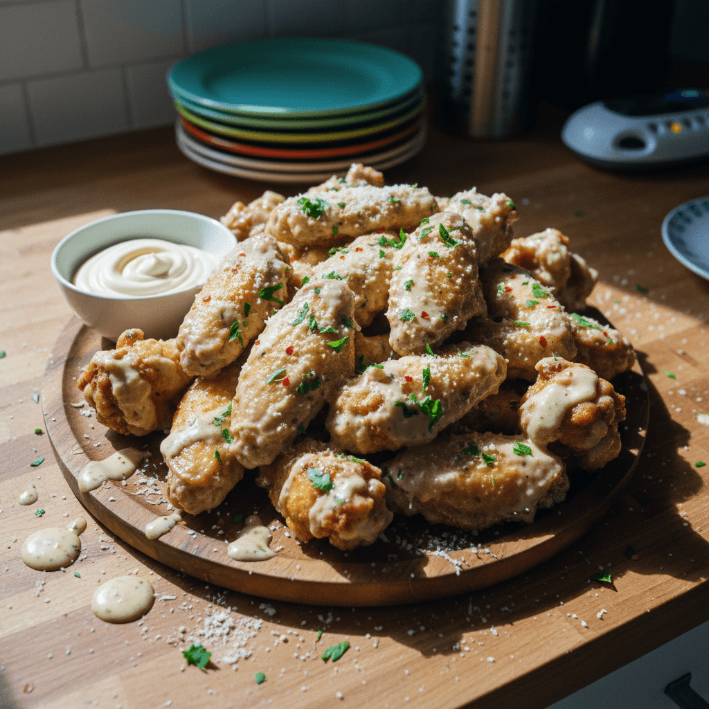 Garlic Parmesan Chicken Wings