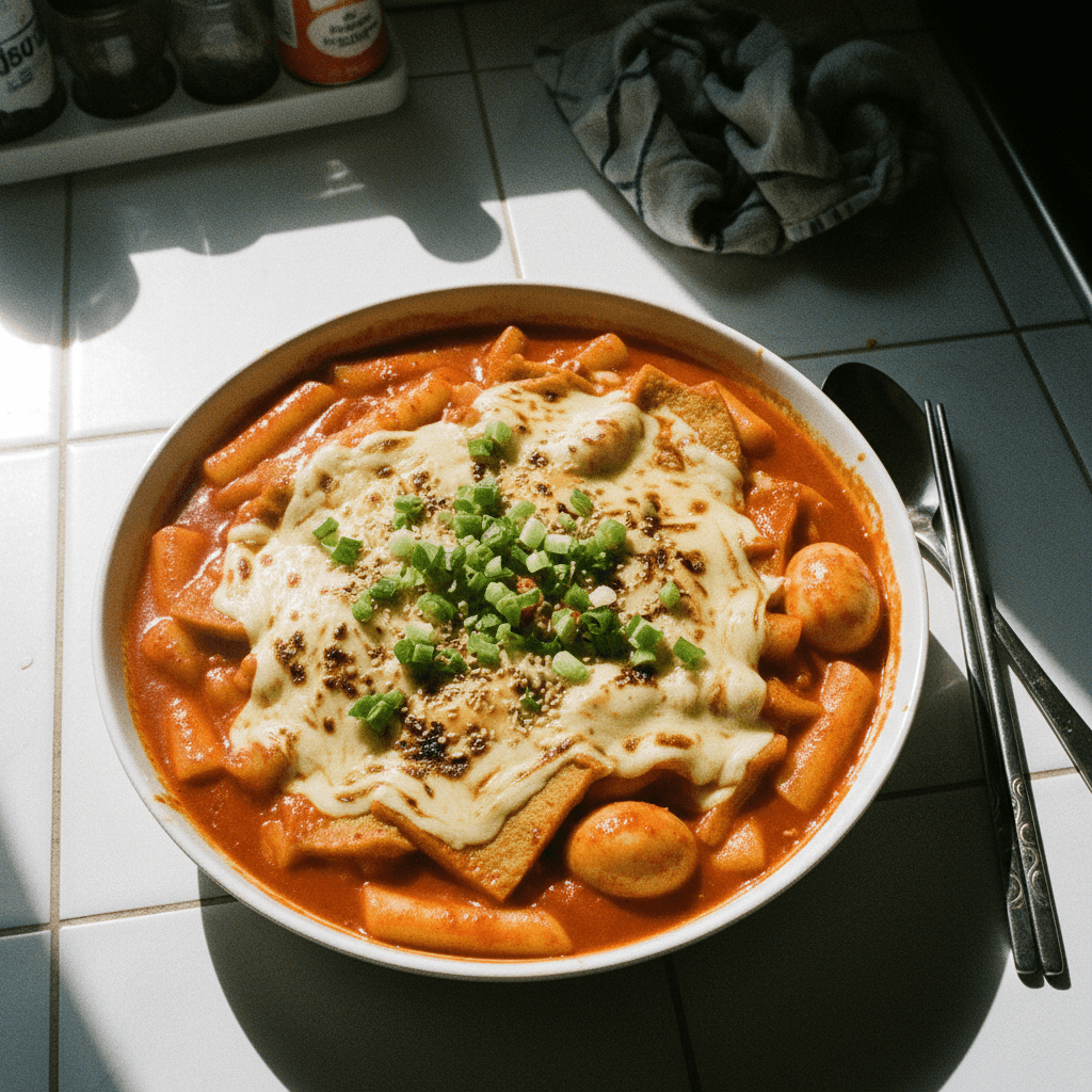 Tteokbokki with Cheese