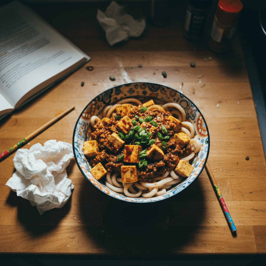 Mapo Tofu Udon