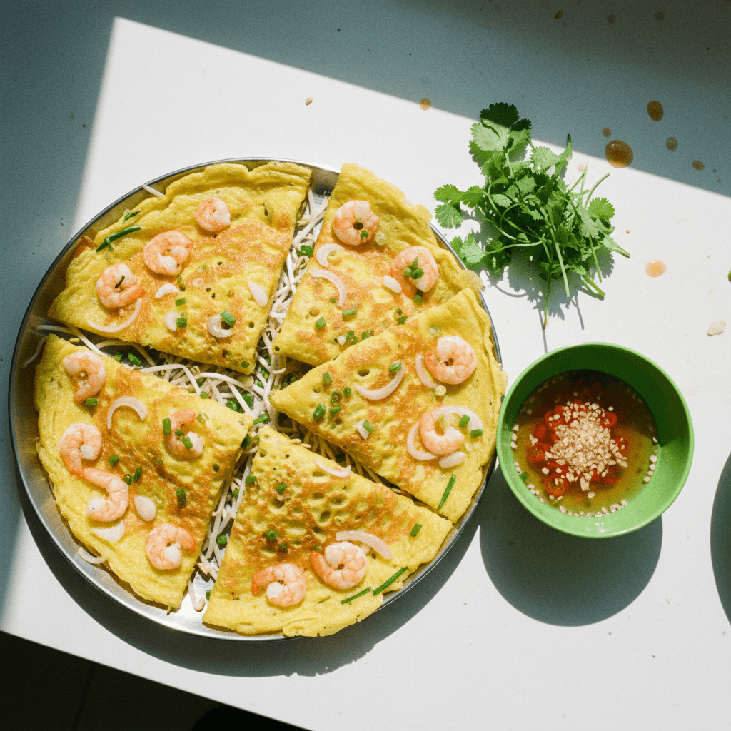 Bánh Xèo (Vietnamese Crispy Pancake)